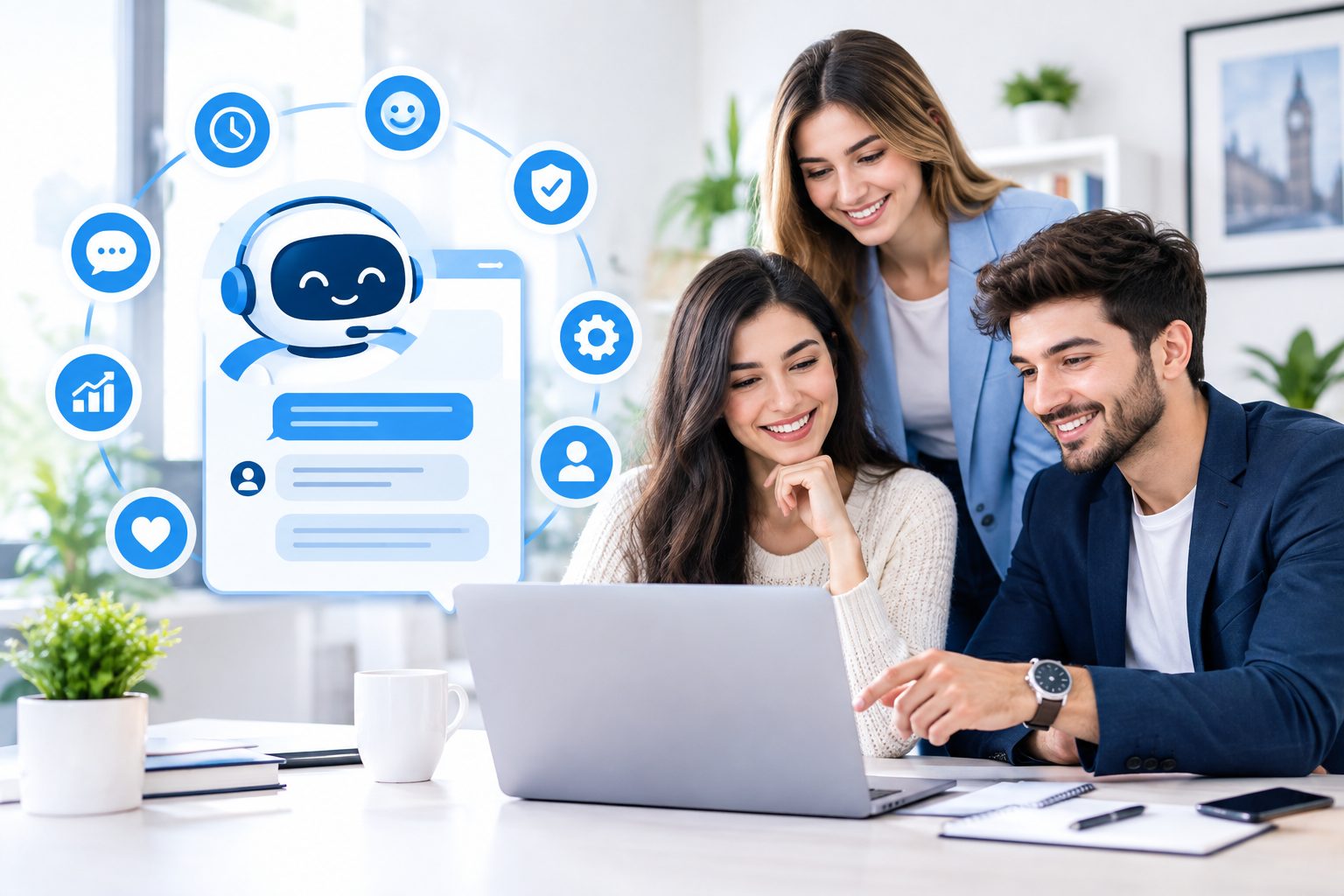 7 Ways an AI chatbot for website Improves User Experience