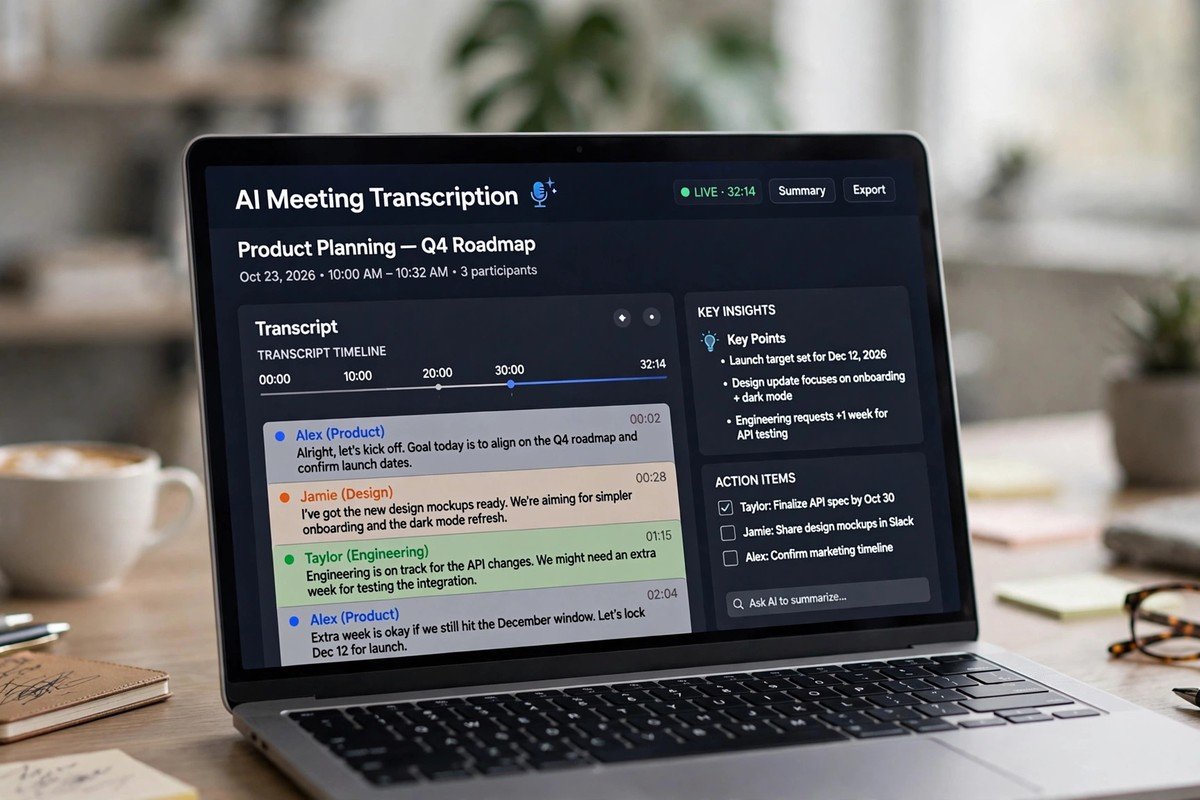 AI transcription tools for meetings 2026